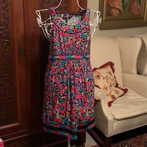 BCBGMaxAzria Sleeveless Multi-Colored Dress